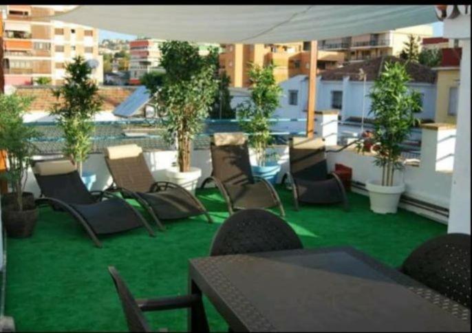 Blue Beach House Atico Con Terraza Málaga Exteriör bild